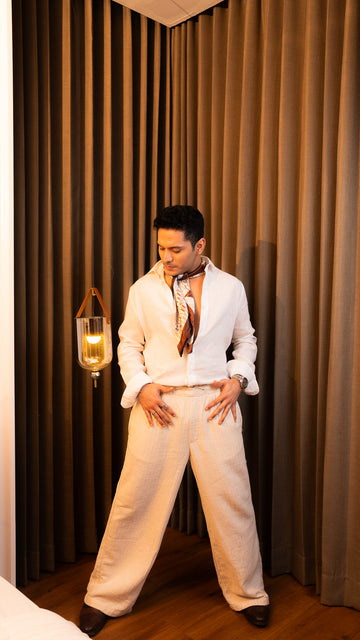 Classic White Linen Shirt